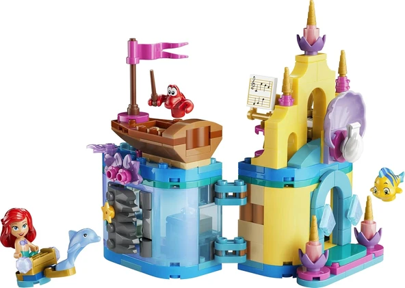 Lego Disney Princess Ariel'In Sihirli Mini Sarayı 43285 – 5 Yaş Ve Üzeri Için Ariel, Flounder Ve Seb ürün görseli 1