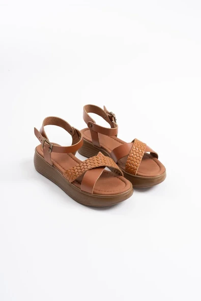 Taba Hakiki Deri Sandalet TR31MY58B - Resim 4