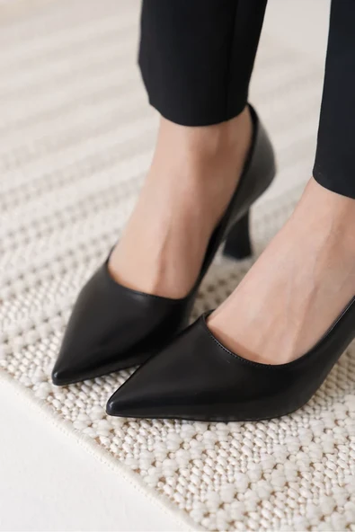 Kadın Siyah Stiletto TR12MS06A - Resim 7