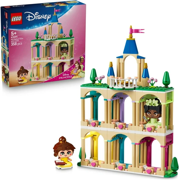 Lego Disney Princess Şato Ile Mini Belle Ve Tiana 43291 – 5 Yaş Ve Üzeri Çocuklar Için Karakterlerin ürün görseli 1