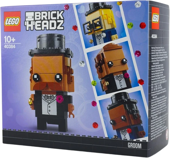 Lego Brickheadz 40384 Wedding Groom - Resim 2