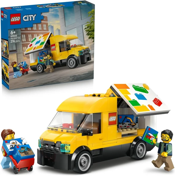 Lego City: Lego Kamyonet 60500 – 6 Yaş Ve Üzeri Erkek Ve Kız Çocuklar Için Sürücü Ve İşçi Minifigürl ürün görseli 1
