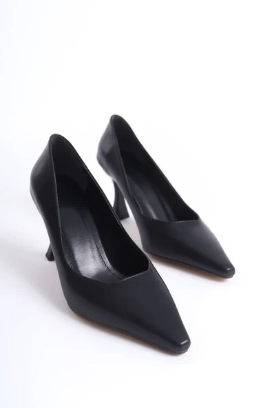 Kadın Mat Siyah Stiletto TR08MS27H - Resim 2