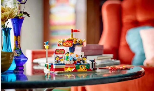 Lego Seasonal 40714 Carousel Ride - Resim 4
