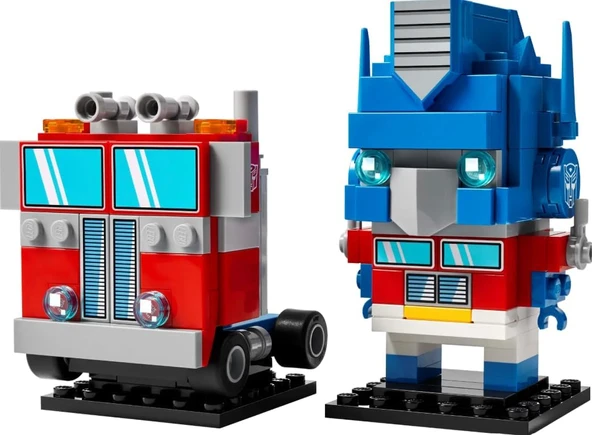 Lego Brickheadz 40803 Optimus Prime Robot And Vehicle ürün görseli 1