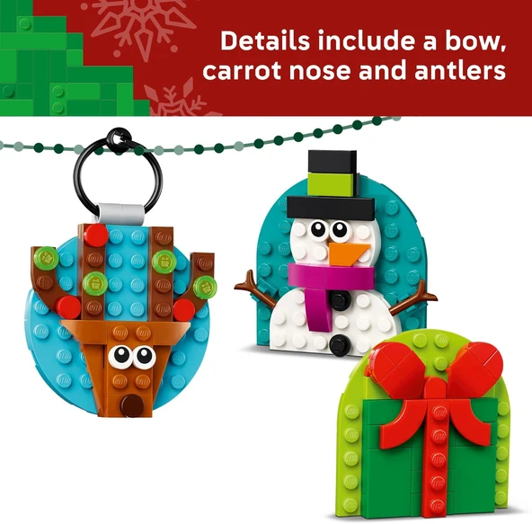 Lego - Noel Süsleri Seçimi - 40744 - Resim 5