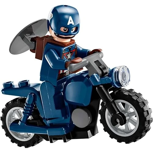 Lego Marvel - 291 Captain America Ve Motoru Orijinal Minifigürler ürün görseli 1