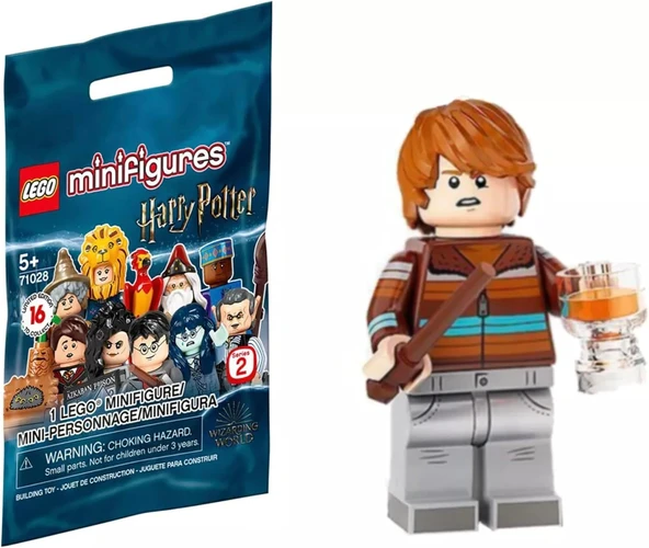 Lego Harry Potter Minifigür Seri 2 71028-4 Ron Weasley Minifigür ürün görseli 1