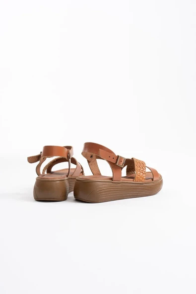 Taba Hakiki Deri Sandalet TR31MY58B - Resim 6