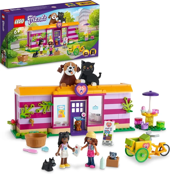 Lego® Friends Evcil Hayvan Sahiplenme Kafesi 41699-6 Yaş Ve Üzeri Çocuklar Için 3 Evcil Hayvan İçere ürün görseli 1