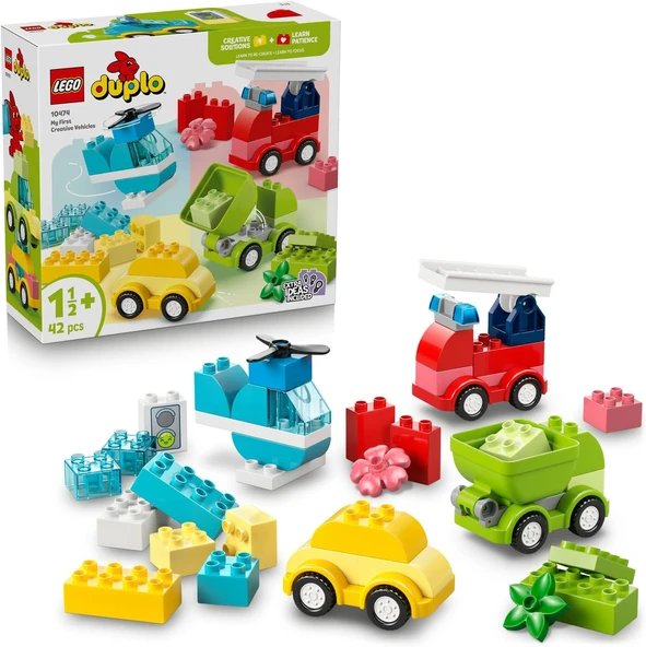 Lego Duplo İlk Yaratıcı Araçlar 10474-1.5 Yaş Ve Üzeri Kız Ve Erkek Çocuklar Için Figür İçeren Eğiti ürün görseli 1