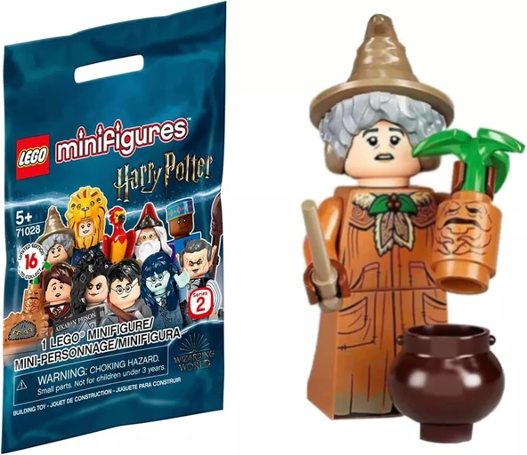Lego Harry Potter Minifigür Seri 2 71028-15 Professor Pomona Sprout Minifigür ürün görseli 1