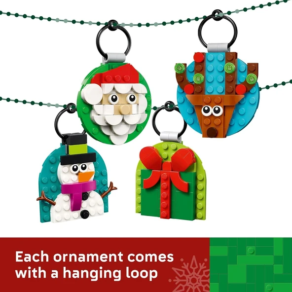 Lego - Noel Süsleri Seçimi - 40744 - Resim 6
