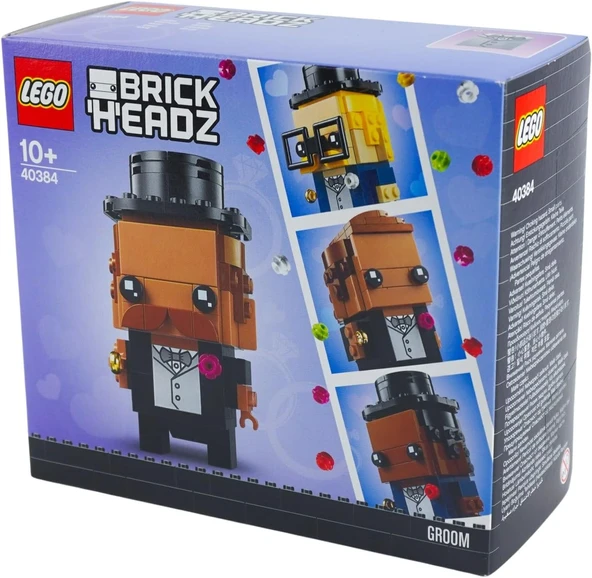 Lego Brickheadz 40384 Wedding Groom - Resim 6