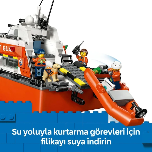 takaqです。① PTTAVM: Lego City Sahil Güvenlik Kurtarma Botu Ve Helikopteri