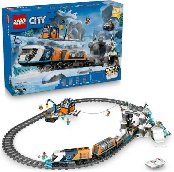 Lego City Kaşiflerin Kuzey Kutbu Ekspres Treni 60470 - Stem’E İlgi Duyan 7 Yaş Ve Üzeri Çocuklar Içi ürün görseli 1