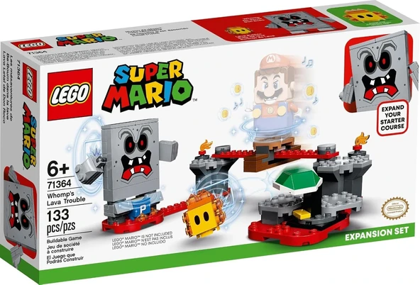 Lego Super Mario 71364 Whomp’Un Lav Macerası Ek Macera Seti Yapım Seti; Yaratıcı Çocuklar İçin Kolek ürün görseli 1
