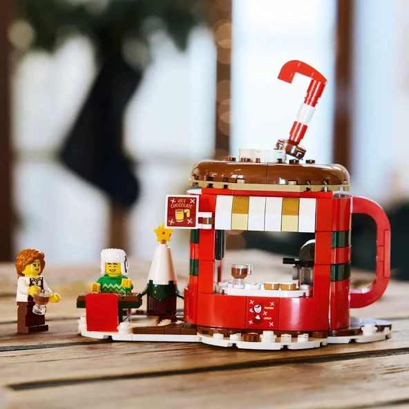 Lego 40776 Iconic Hot Chocolate Stand - Resim 2