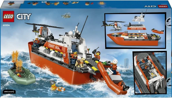 PTTAVM: Lego City Sahil Güvenlik Kurtarma Botu Ve Helikopteri