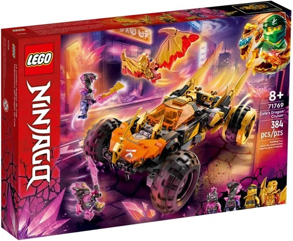 Lego® Ninjago® Cole'Un Ejderha Jipi 71769-8 Yaş Ve Üzeri Için Bir Ninja Arabası İçeren Oyuncak Yapım ürün görseli 1
