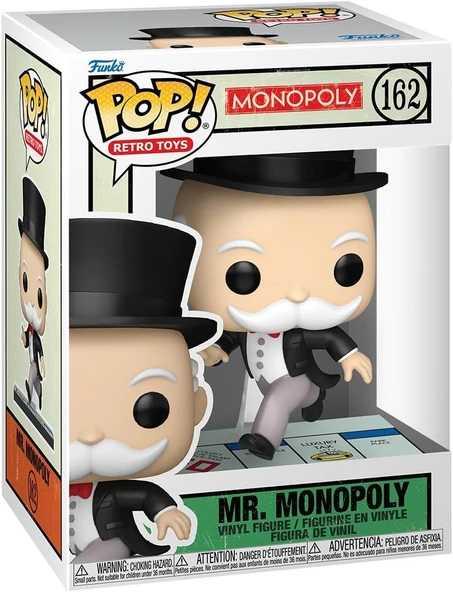 Funko Pop! Vinyl: Mr. Monopoly - Mr Mr. Monopoly - (Pass Go) - Hasbro, Inc - Koleksiyon Vinil Figür ürün görseli 1