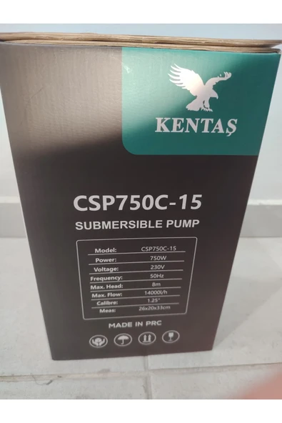 KENTAŞ CSP750C PLASTİK DRENAJ POMPALARI - Resim 4
