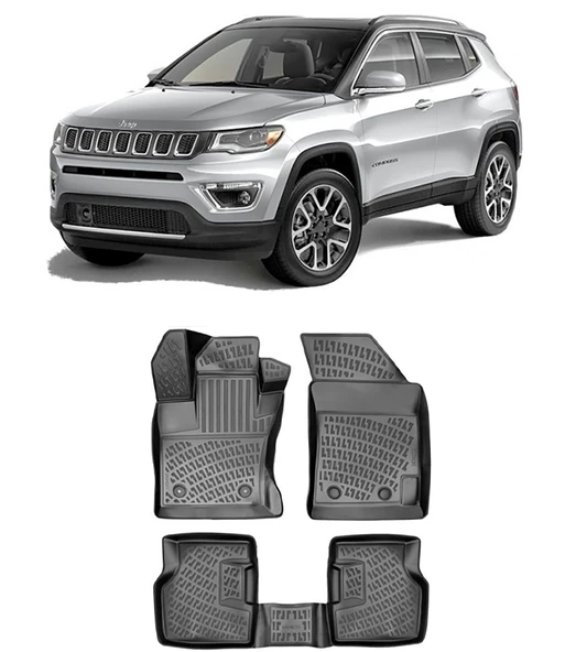 JEEP COMPASS 2017 Sonrası BTM 3D Havuzlu Paspas ürün görseli 1