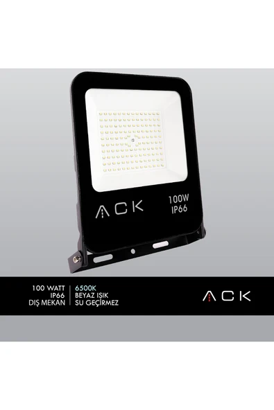 100 WATT IP66 SUYA DAYANIKLI 11000 LÜMEN LED PROJEKTÖR ürün görseli 1