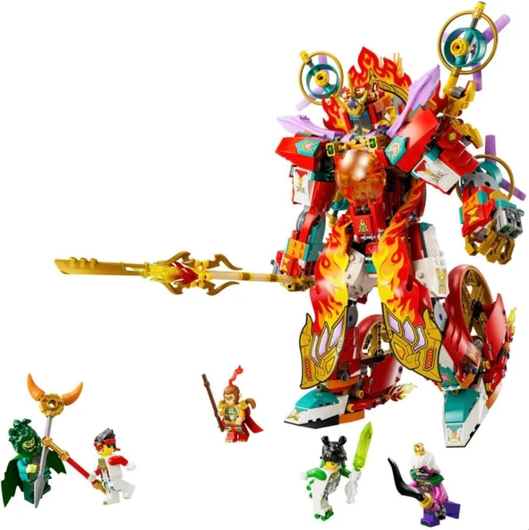 80057 Lego® Monkie Kid Nezha'Nın Ateş Çemberi Robotu ürün görseli 1