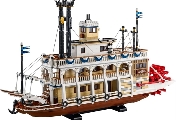Lego Ideas 21356 Cdiscount Mississippi Buharlı Tekne - Yetişkinler Için Yapı Seti ürün görseli 1