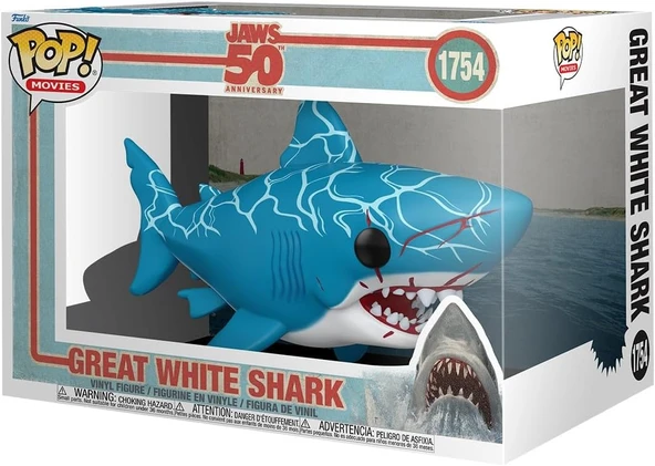 Funko Pop! Filmler: Jaws - Büyük Beyaz Köpekbalığı (Retro) ürün görseli 1