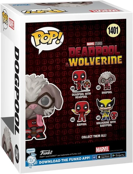 Funko Pop! Marvel: Deadpool & Wolverine - Dogpool - Resim 5