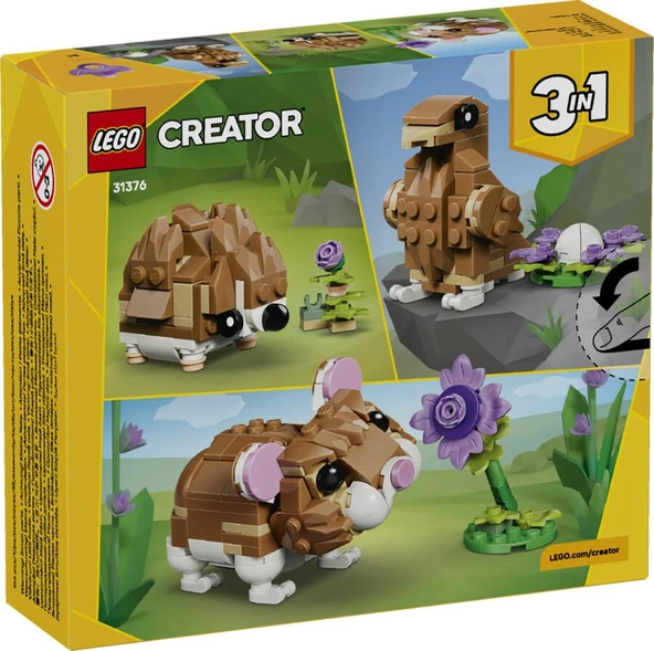 LEGO Creator 31376 Cute Hamster with a Flower - Resim 2