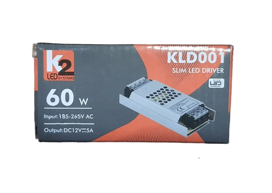 K2 Slim Led Trafosu 5A 60W KLD001 ürün görseli 1