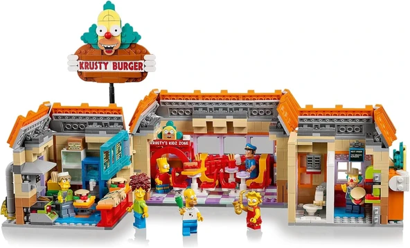 Lego 10352 Icons The Simpsons™: Krusty Burger - Resim 7