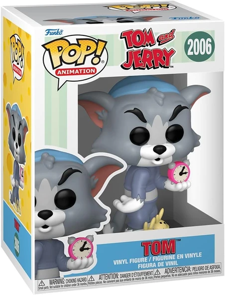 Funko Pop! Animasyon: Tom & Jerry - Tom - Koleksiyon Vinil Figür - Hediye Fikri - Resmi Ürün - Çocuk ürün görseli 1