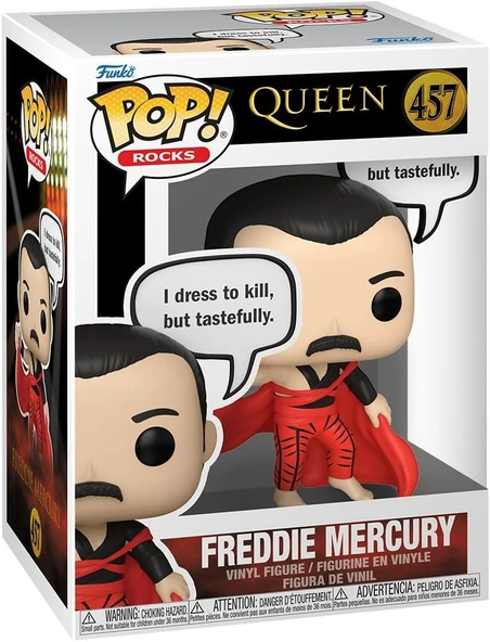 Funko Pop Rocks: Freddie Mercury (I Dress To Kill), Oyuncak Figür ürün görseli 1