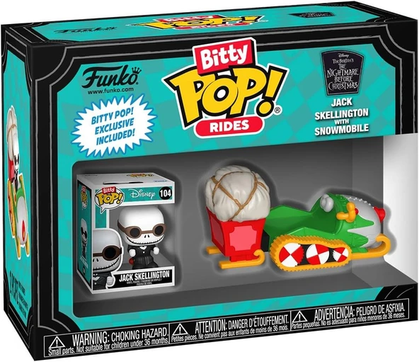 Funko The Nightmare Before Christmas Jack Ile Kar Arabası (Bitty Pop! Ride) Vinil Figür None Pop! St ürün görseli 1