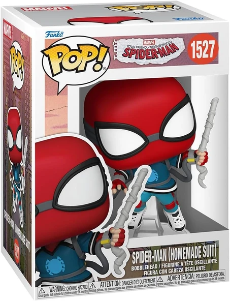 Funko Pop Marvel: Spider-Man - Spider-Man (Homemade Suit), Oyuncak Figür ürün görseli 1
