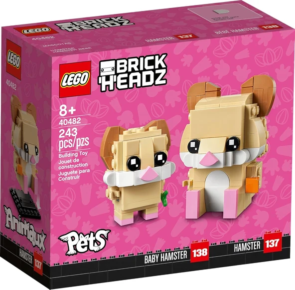 Lego Brickheadz Pets Hamster 40482 243 Parça ürün görseli 1
