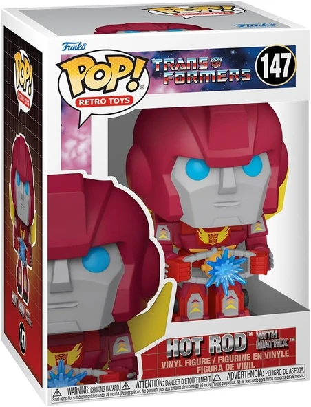 Funko Pop Transformers: Hot Rod W/Matrix Figür ürün görseli 1