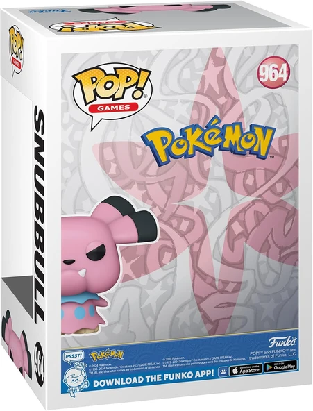 Funko Pop Games: Pokemon- Snubbull(Emea) Figür - Resim 3