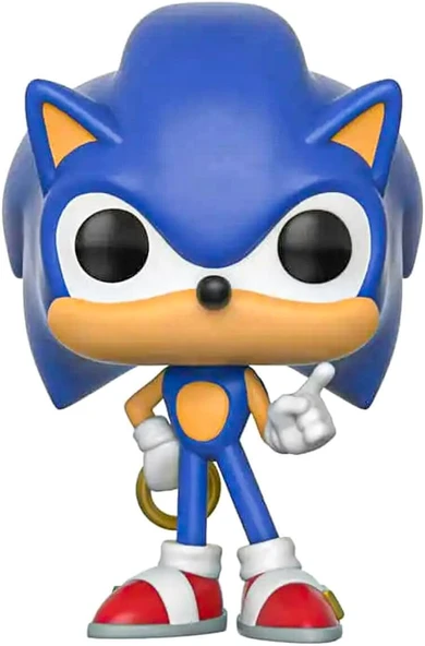 Funko (Standard) - Pop Sonic The Hedgehog Sonic W/Ring Vinyl Figure (C: 1-1-1) ürün görseli 1