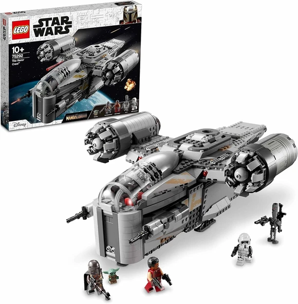 Lego Star Wars: Mandalorian Razor Crest 75292-10 Yaş Ve Üzeri Star Wars Sevenler İçin Uzay Gemisi İç ürün görseli 1