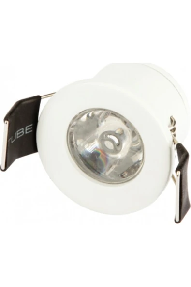 Ct-5270 1,5w Power Ledli Yıldız Spot Armatür 6400k Beyaz Beyaz Işık GU10 Led Ampul 1,5 Watt Yok Beya ürün görseli 1