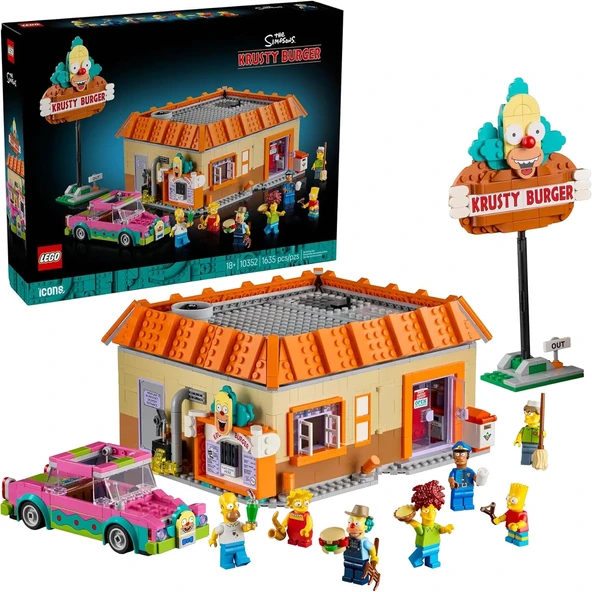 Lego 10352 Icons The Simpsons™: Krusty Burger ürün görseli 1