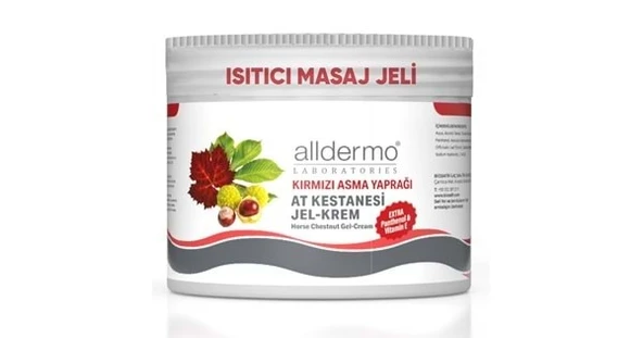 ALLDERMO AT KESTANESİ ISITICI JEL KREM 500 ML ürün görseli 1