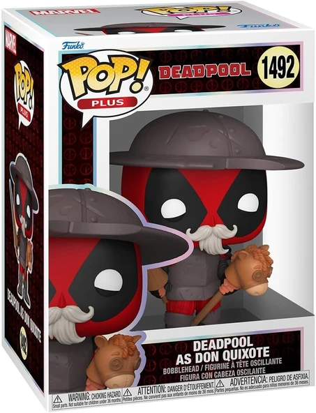 Funko Pop Plus Marvel: Deadpool Lit Classics – Deadpool Don Quixote, Oyuncak Figür ürün görseli 1