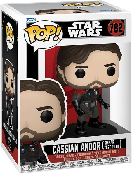Funko Pop Star Wars: Andor S3- Andor With Chase, Oyuncak Figür ürün görseli 1