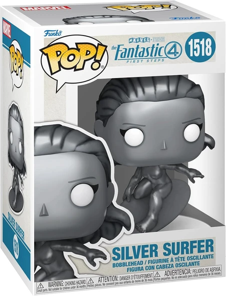 Funko Pop Marvel: Fantastic Four - Silver Surfer, Oyuncak Figür ürün görseli 1